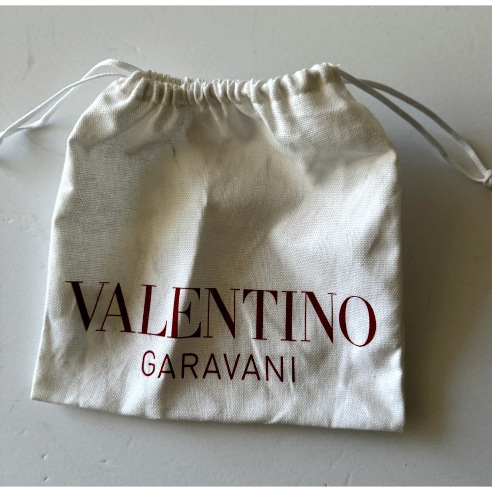 Valentino Garavani Authentic Dust Bag Canvas Storage Travel Drawstring 8" x 8" - Picture 4 of 5